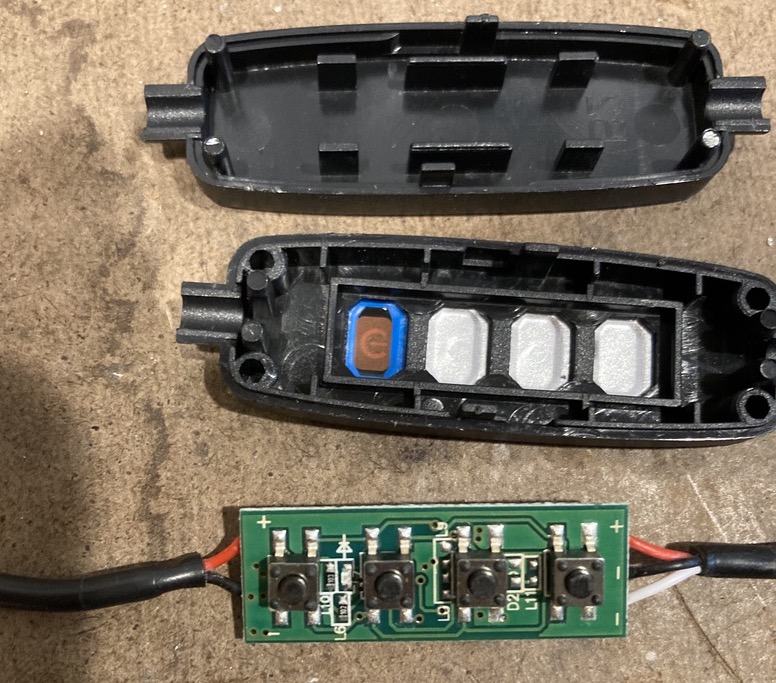 Switch with housing removed