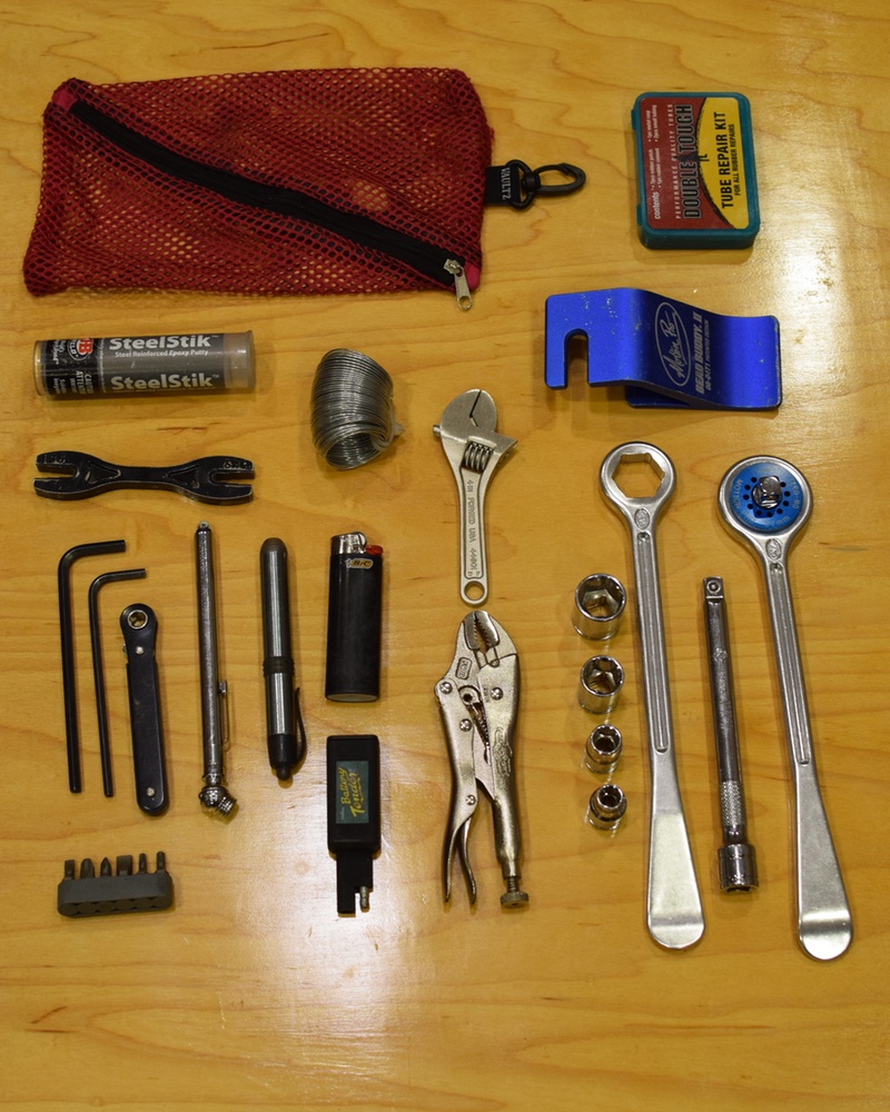 My Adventure Toolkit for my Yamaha WR250R - Craig Davis