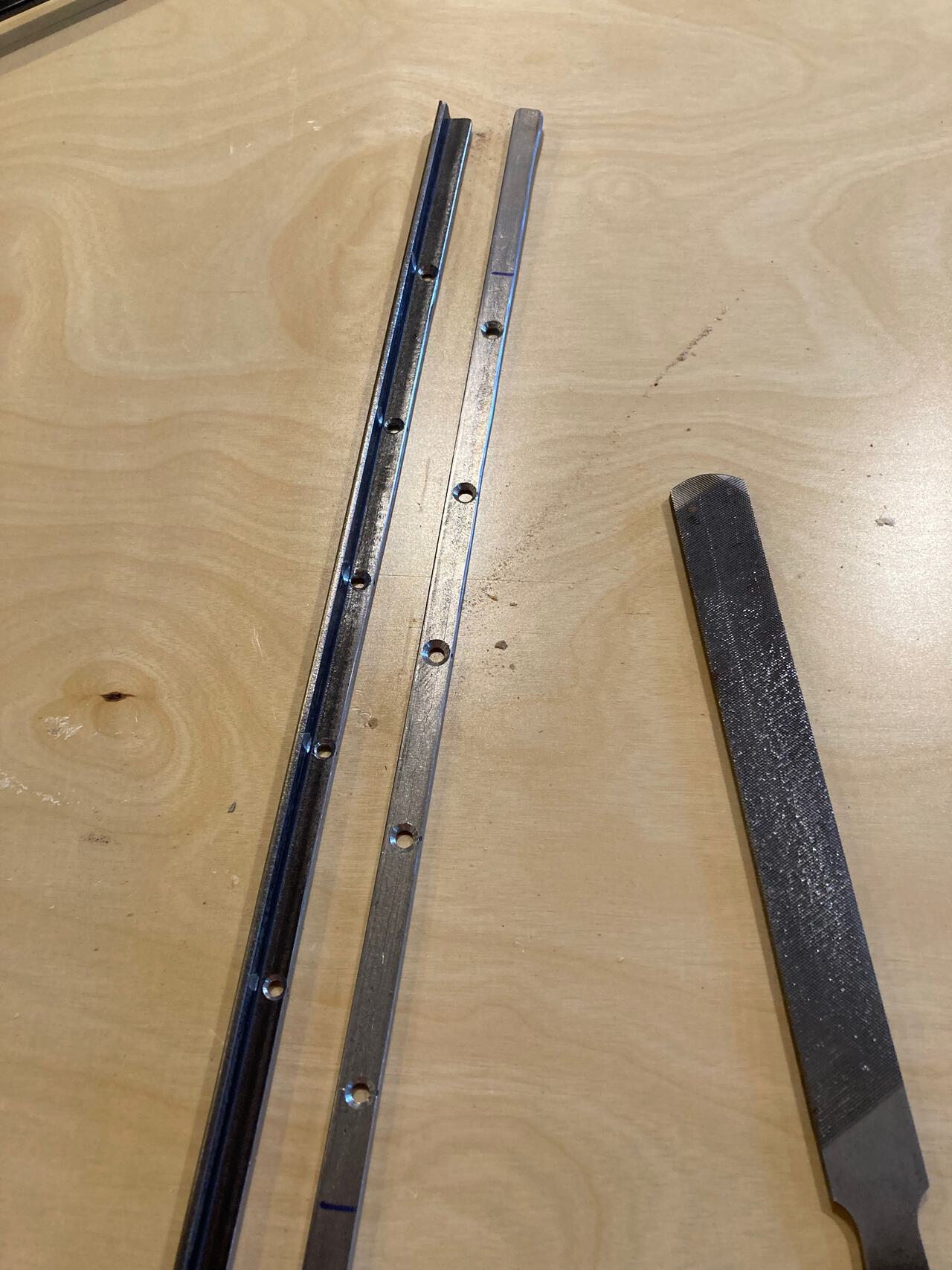 Ground and drilled support bars