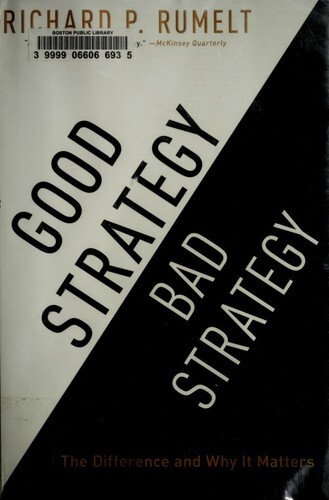 Cover of Good Strategy/Bad Strategy