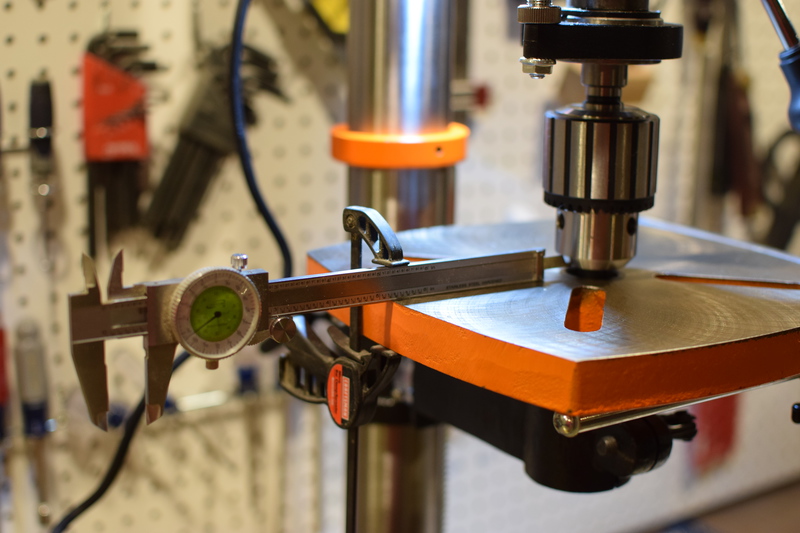 Drill press aligment